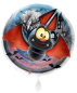 Preview: Folienballon - Fledermaus - ø 43cm